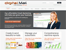 Tablet Screenshot of digitalmail.co.nz